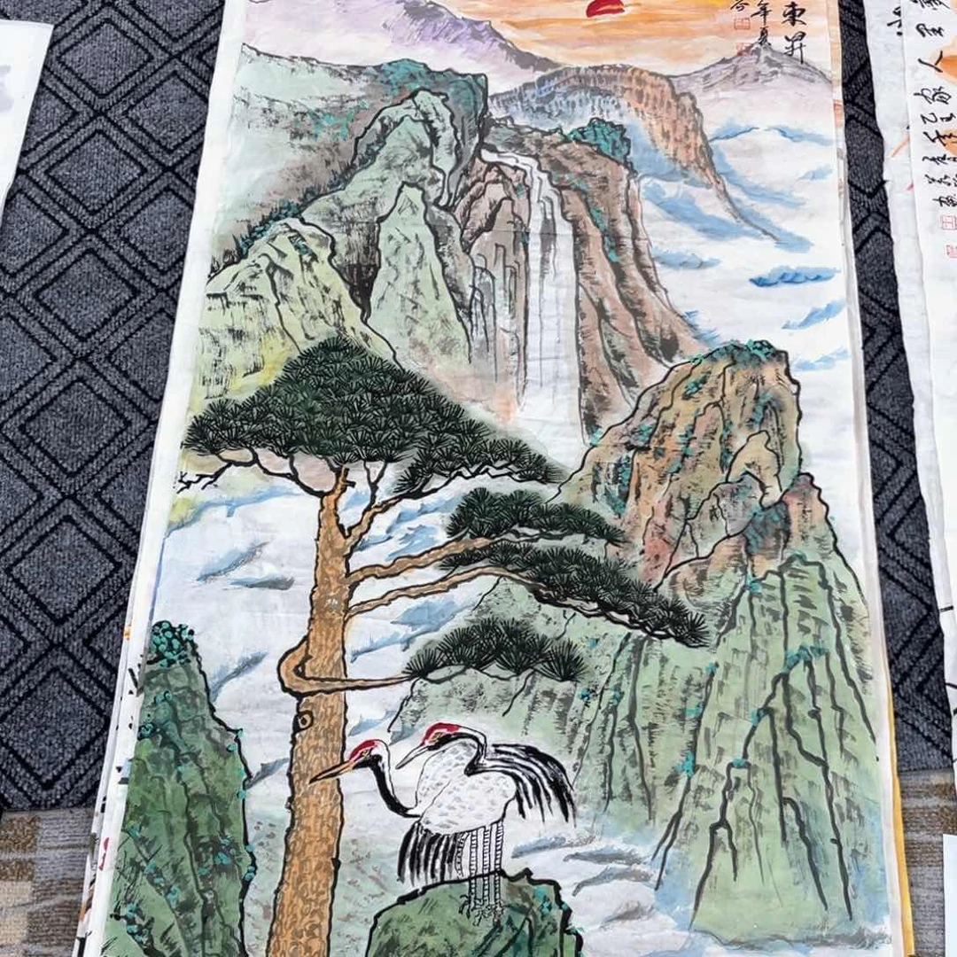 国画王胜利老师四尺正冯