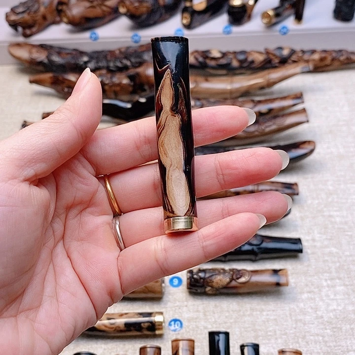 无***语木海小柳木烟嘴光面