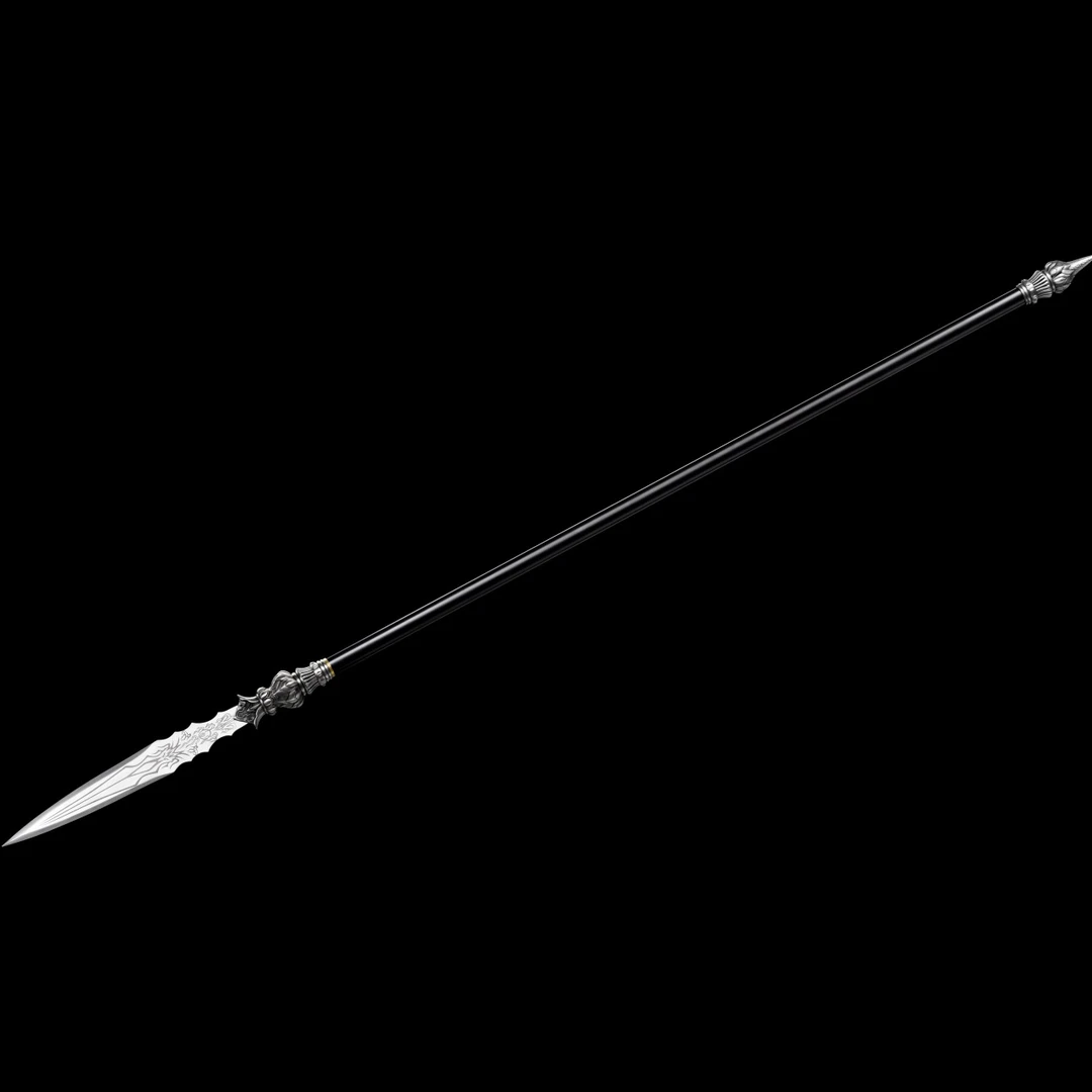 龙泉刀剑 冷兵器长款两段式可拆枪矛槊 锰钢材质 工艺收藏 未开刃