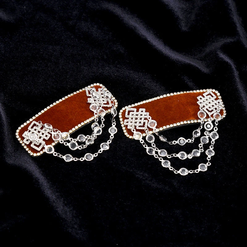 蒙古元素民族风流苏BB夹简约时尚刘海碎发夹简约百搭发饰品