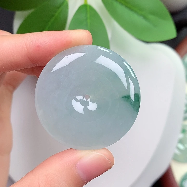 颈饰未镶嵌翡翠平安扣 37.6-6.2mm