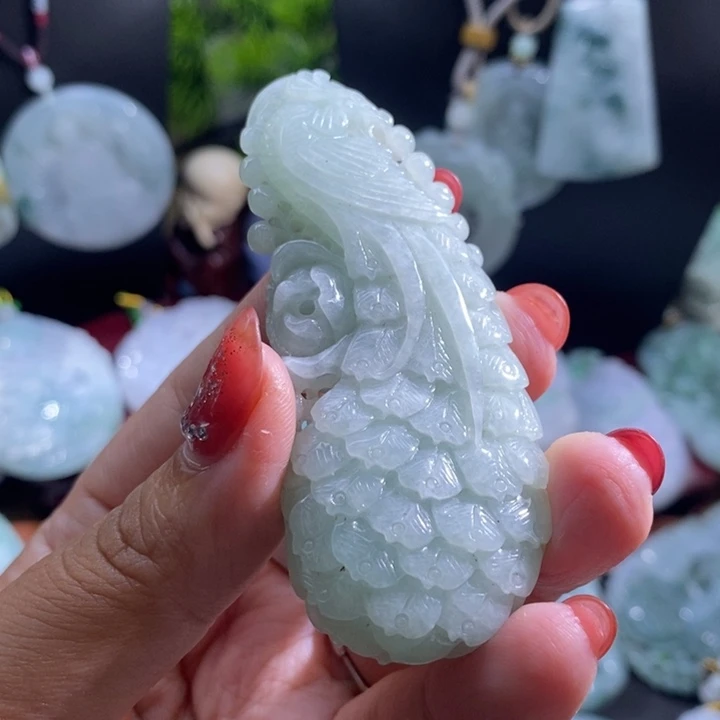 【闪购商品】颈饰未镶嵌翡翠凤凰