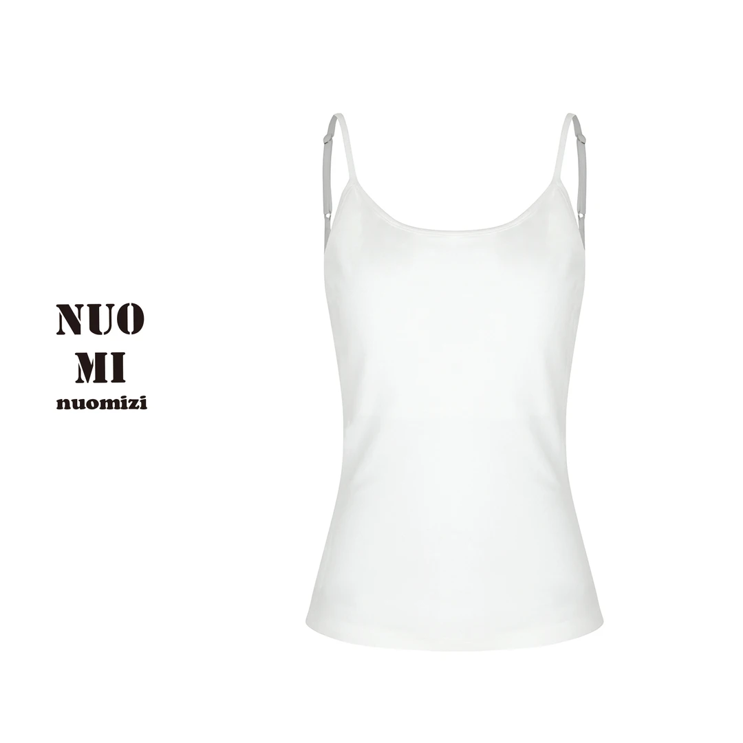 ZOZ糯米子[叠穿公式吊带]户外吊带T恤百搭时尚修身休闲设计感上衣