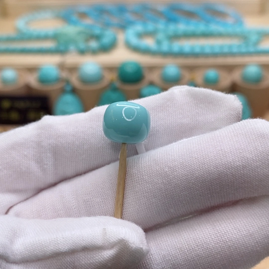 绿松石未镶嵌珠宝奇石11.6mm