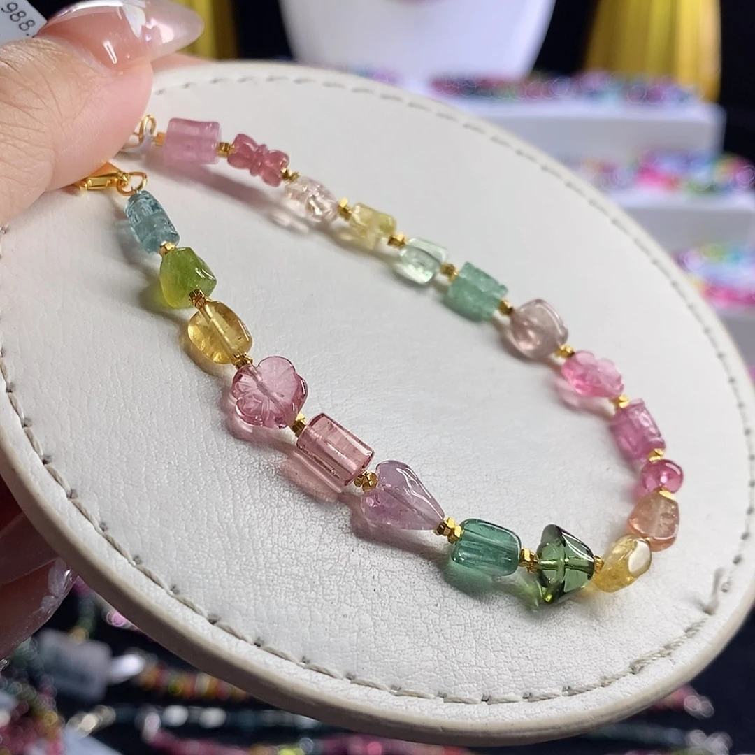 未镶嵌手链碧玺多宝