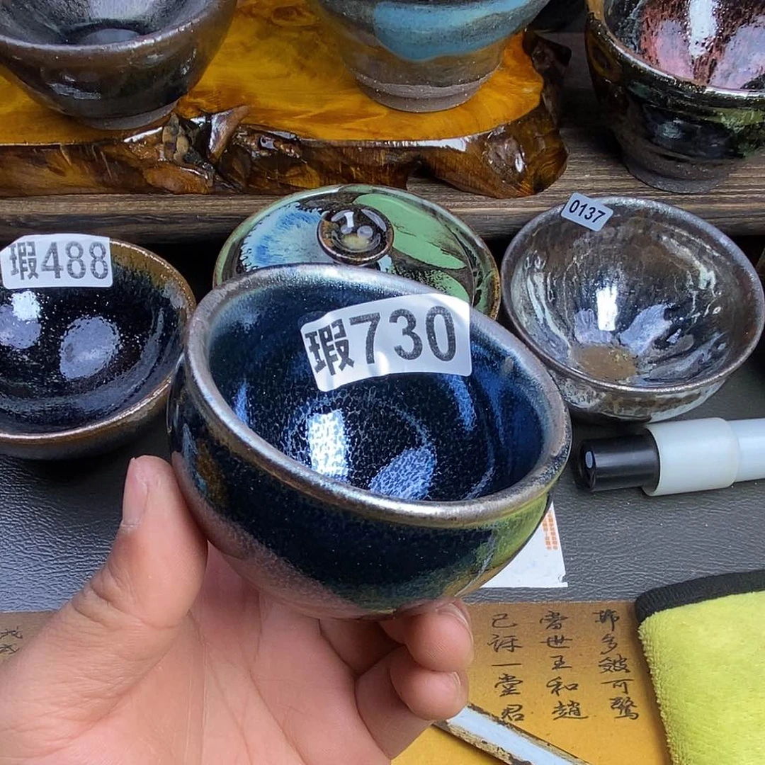 茶盏微瑕建盏主人杯子