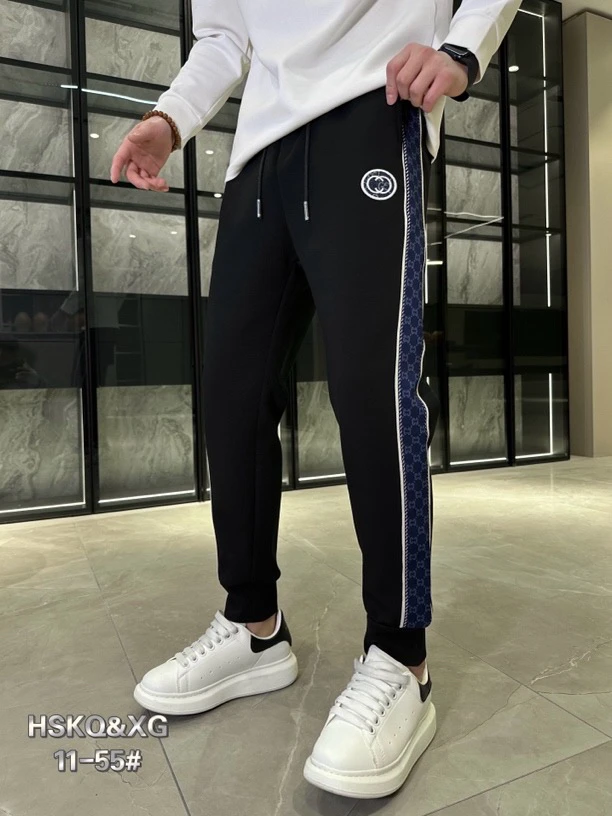 11-55  春夏季新款男款轻奢时尚潮流百搭小脚欧货休闲裤