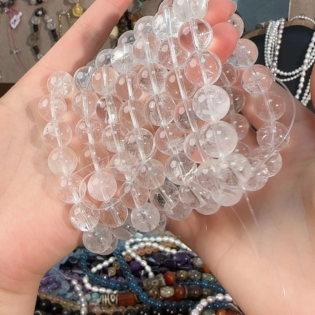 石英石非金属一圈卡12.5透白水色