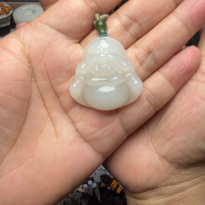 和田玉未镶嵌吊坠(不含链)