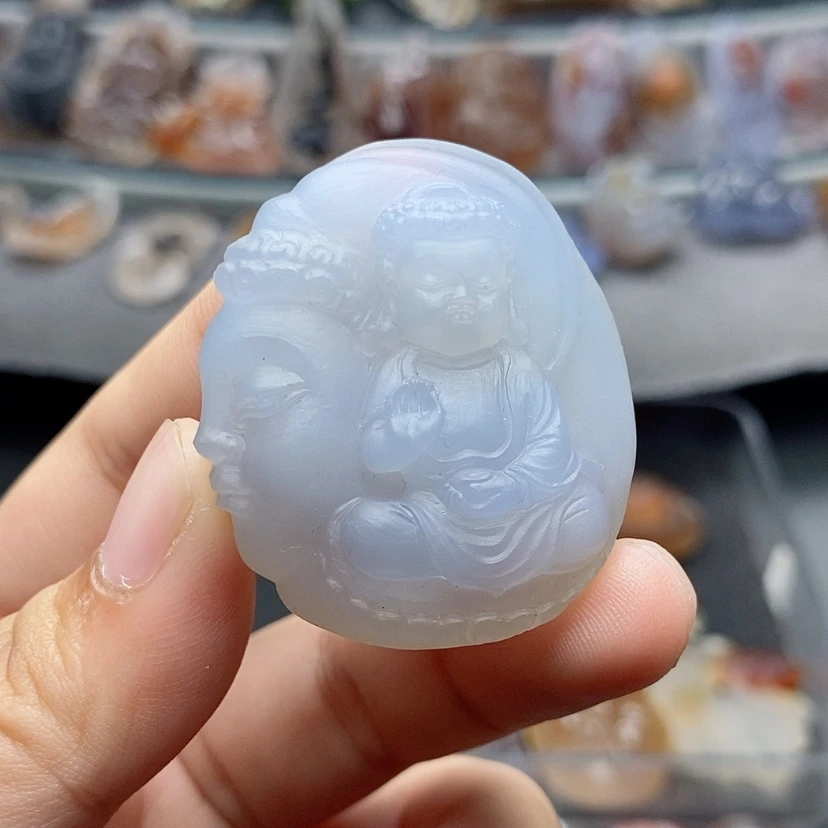 【闪购商品】未镶嵌吊坠定制玛瑙