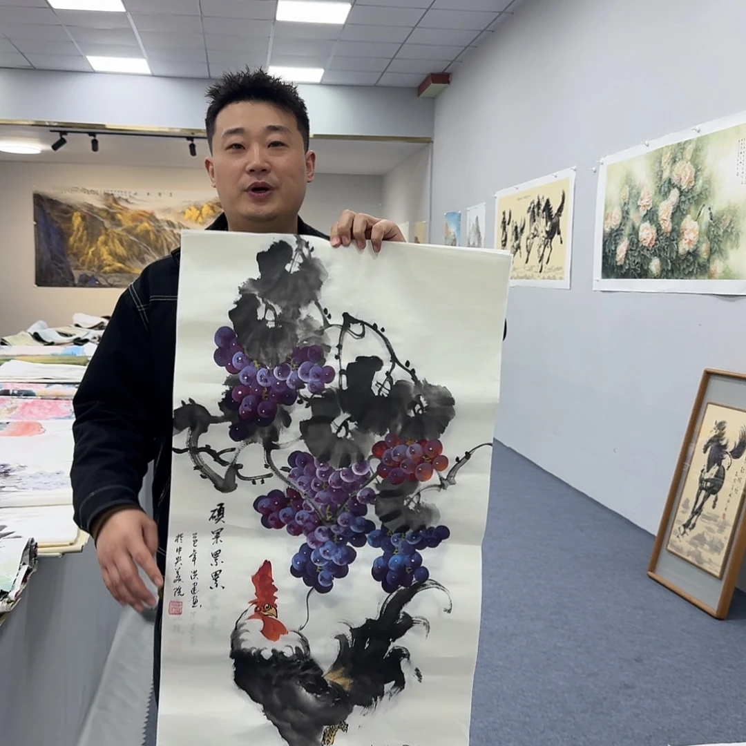 国画国画作品宣纸纯手绘