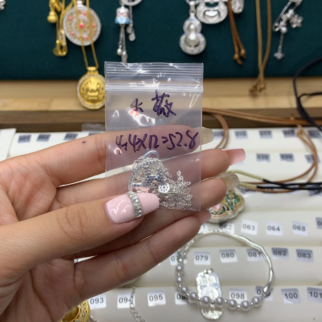 足银小木马吊坠吊坠