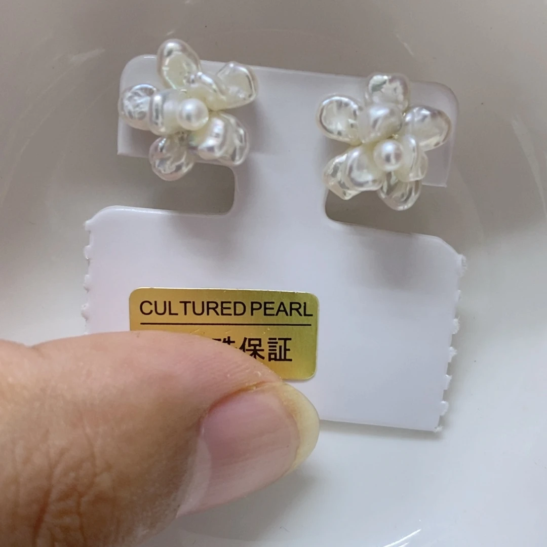 E****项链淡水珍珠合金