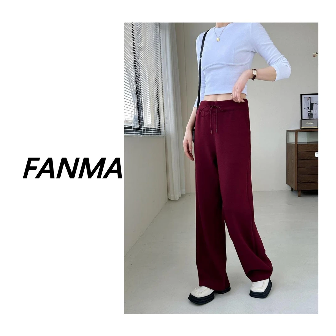 #直筒裤# 春夏高腰宽松长裤 女士百搭直筒裤 F114-K576