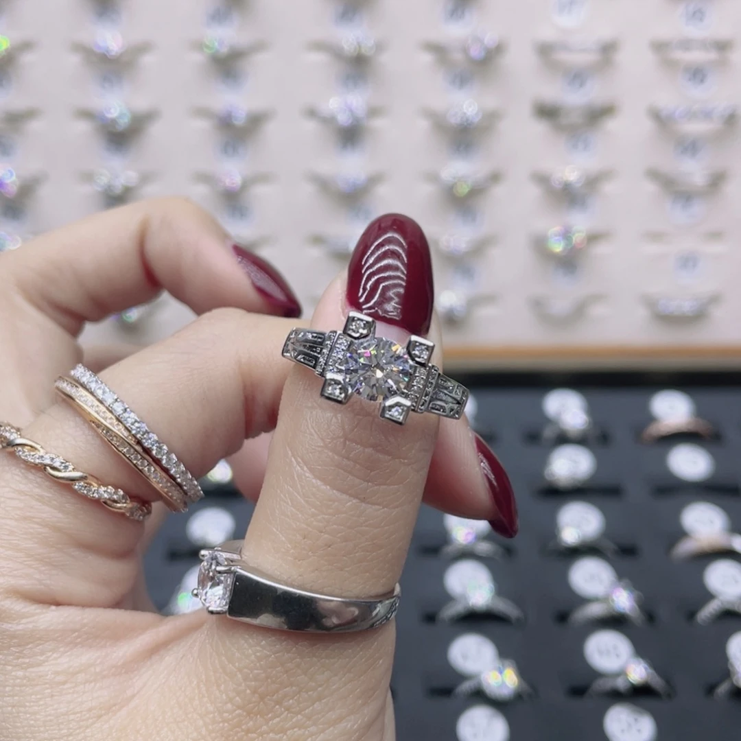 莫桑石非金属客服备注圈口在发货