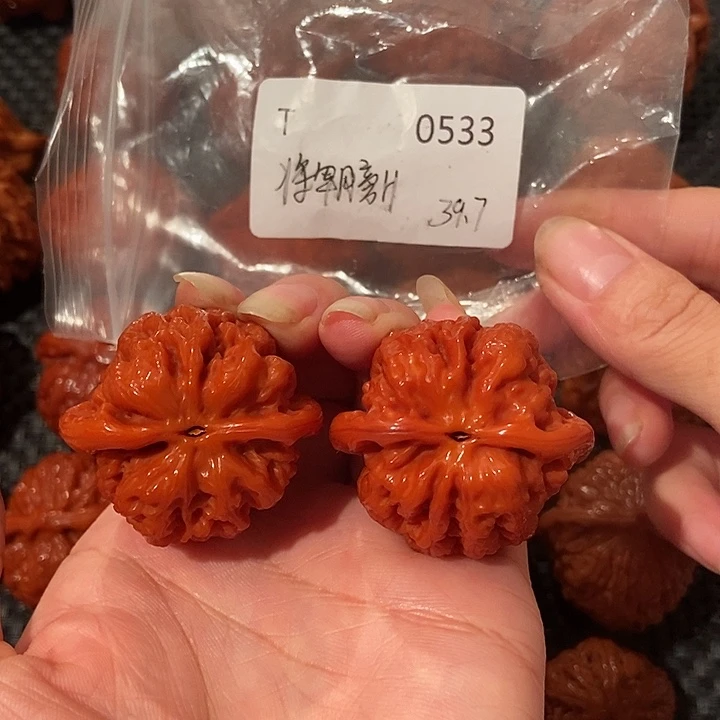 用***5吊坠文玩核桃将军膀39.7