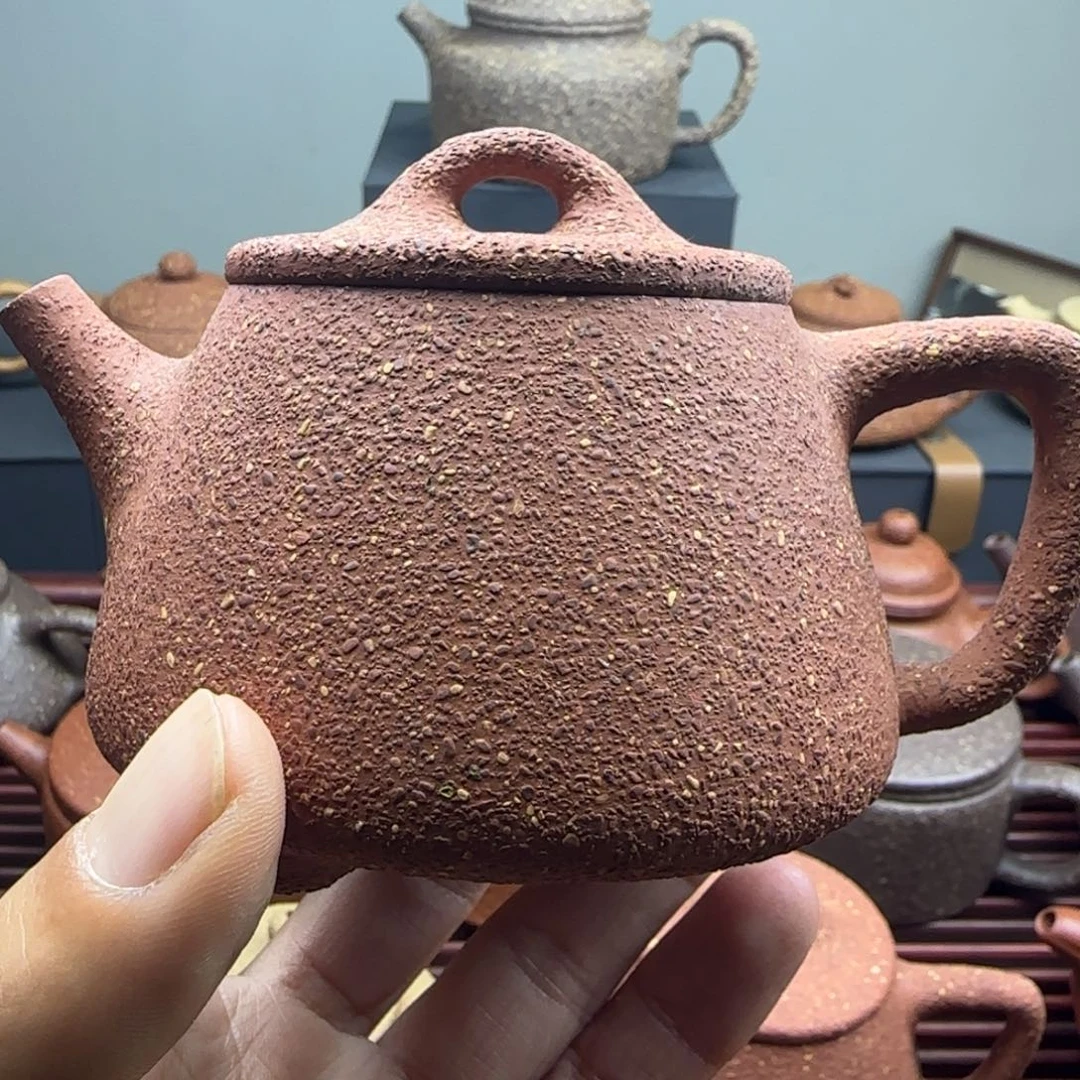 紫砂茶壶煦*奕十六目洗砂微瑕高瓢180cc