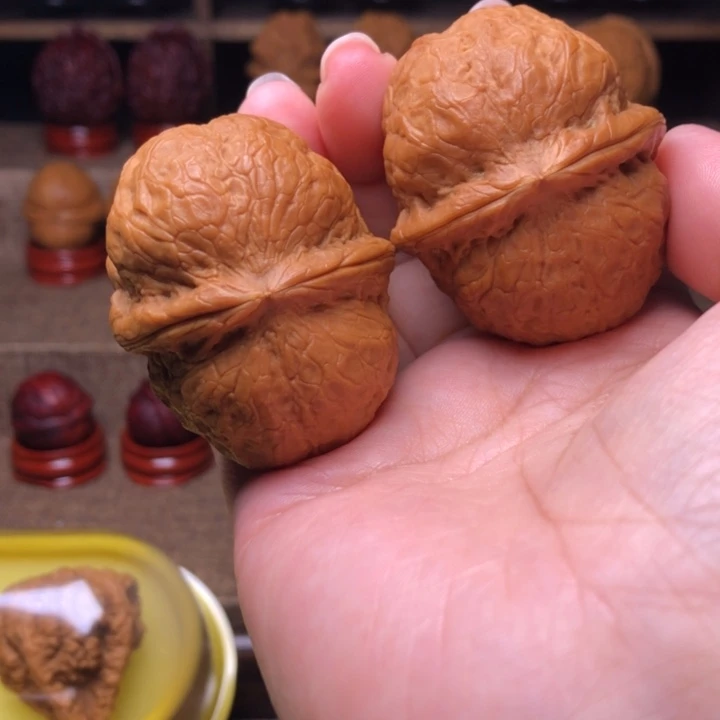 把件橄榄核7玉罗汉47尺