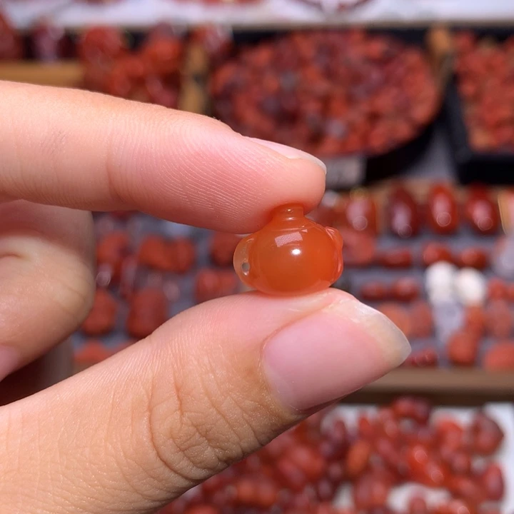 未镶嵌南红南红玛瑙把把壶
