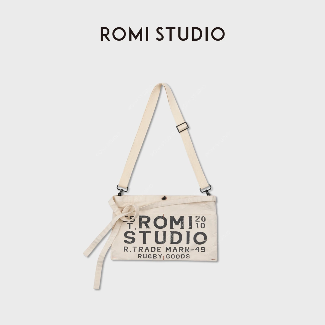 ROMI STUDIO 首饰袋 “工具包”原生棉籽重磅高密帆布包 RWCAPY6341