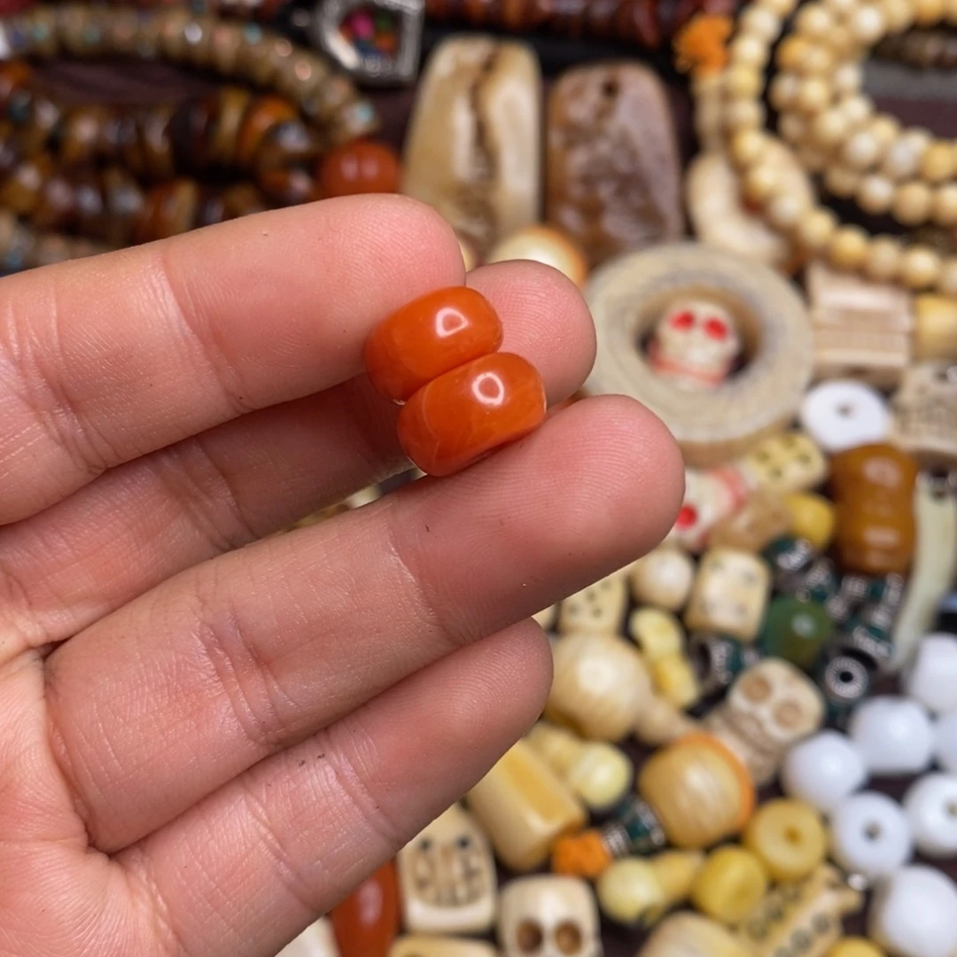 F****r藏传文玩南南珠子1.2尺寸