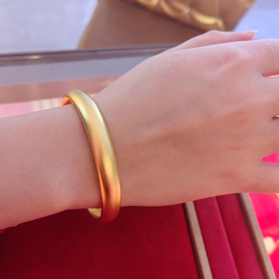 36.83/26.35g足金999周金生古法传承心经手镯，58/55号圈