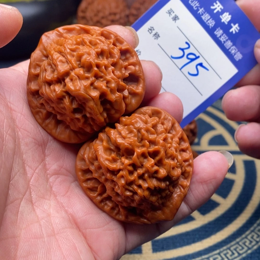 文玩核桃把件官帽47