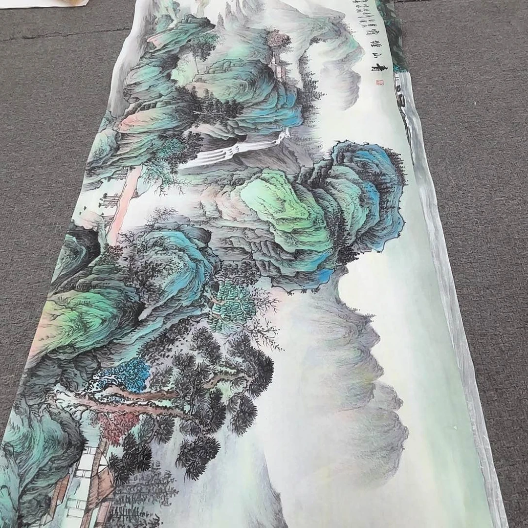 国画国画作品多次入选国内外