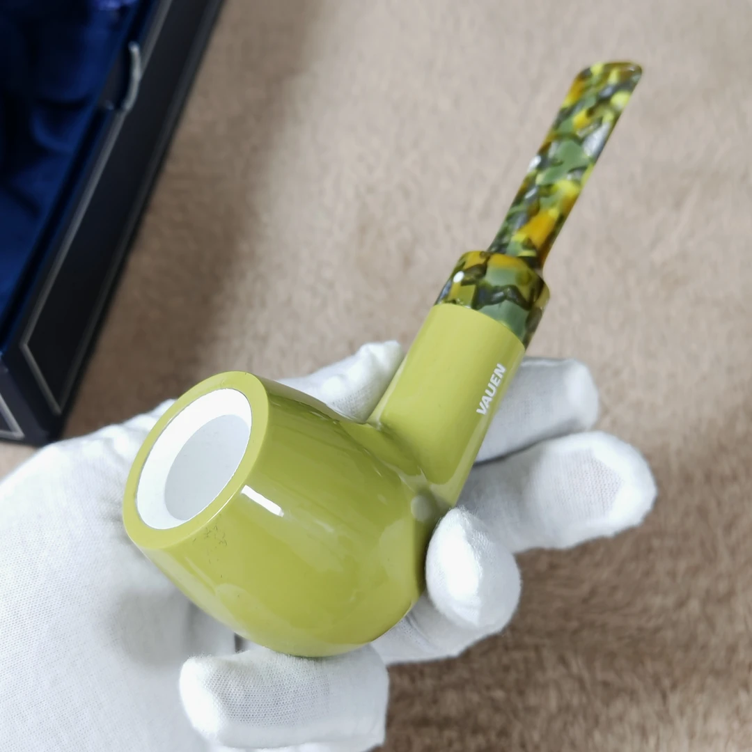 全新德国华云VAUEN 迷彩系列Camo 111 石楠木烟斗内胆海泡石