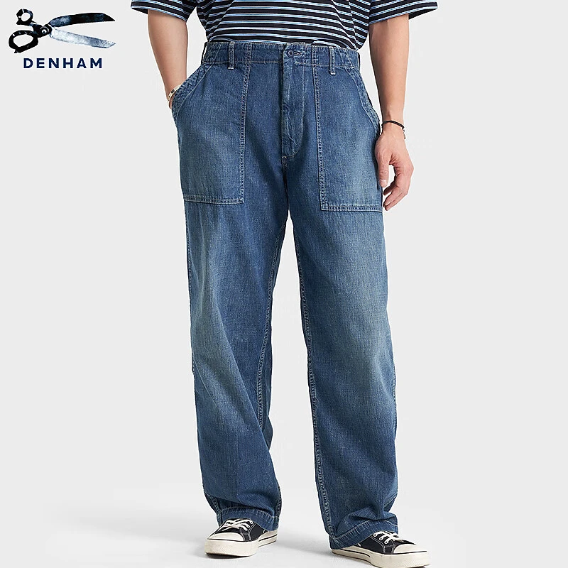 DENHAM2025年夏季新品男士宽松休闲牛仔裤JUMBO
