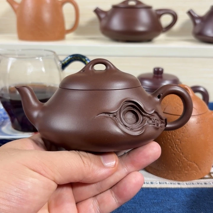 紫砂茶壶全手工底槽清壶