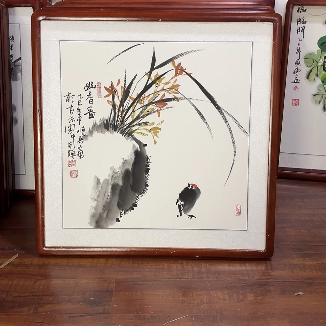 国画带框尺寸63*63厘米