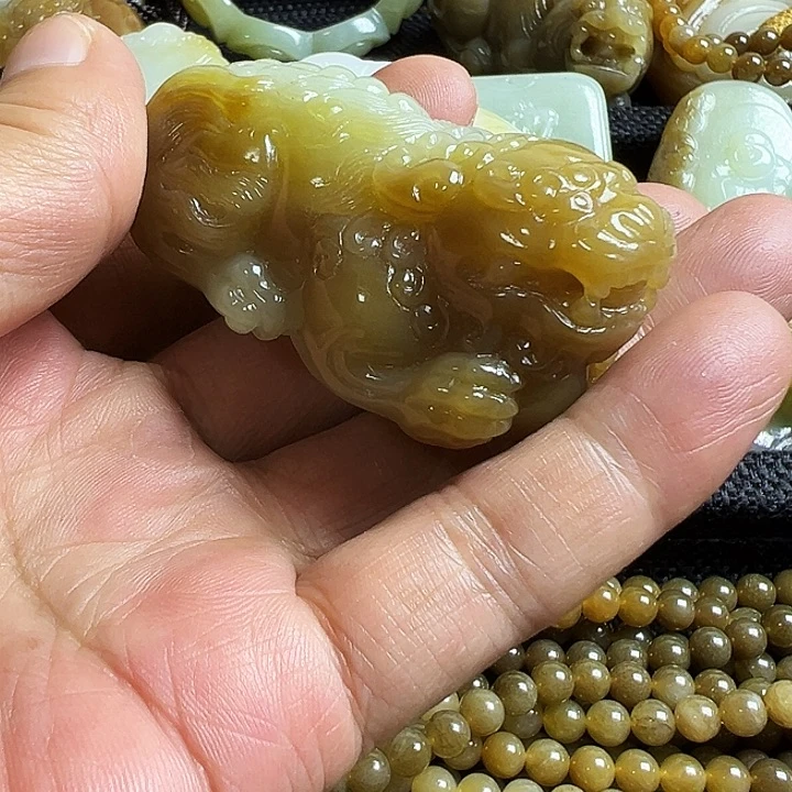 老***家和田玉未镶嵌吊坠(不含链)