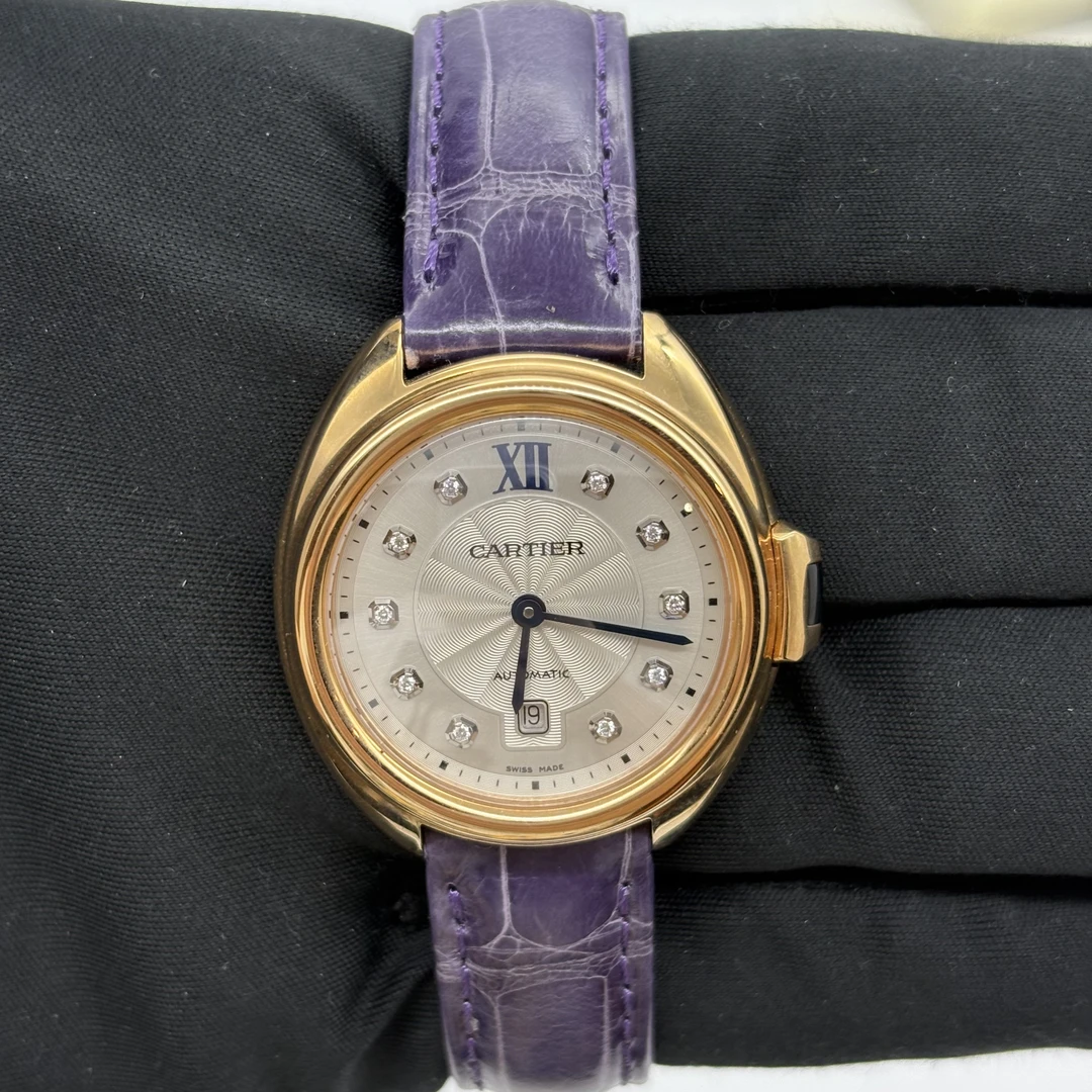 Cartier/卡地亚 白色表盘 玫瑰金材质 31mm表径