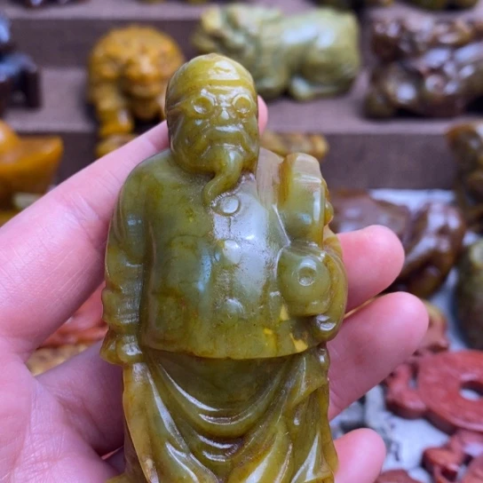 蛇纹石玉未镶嵌颈饰71