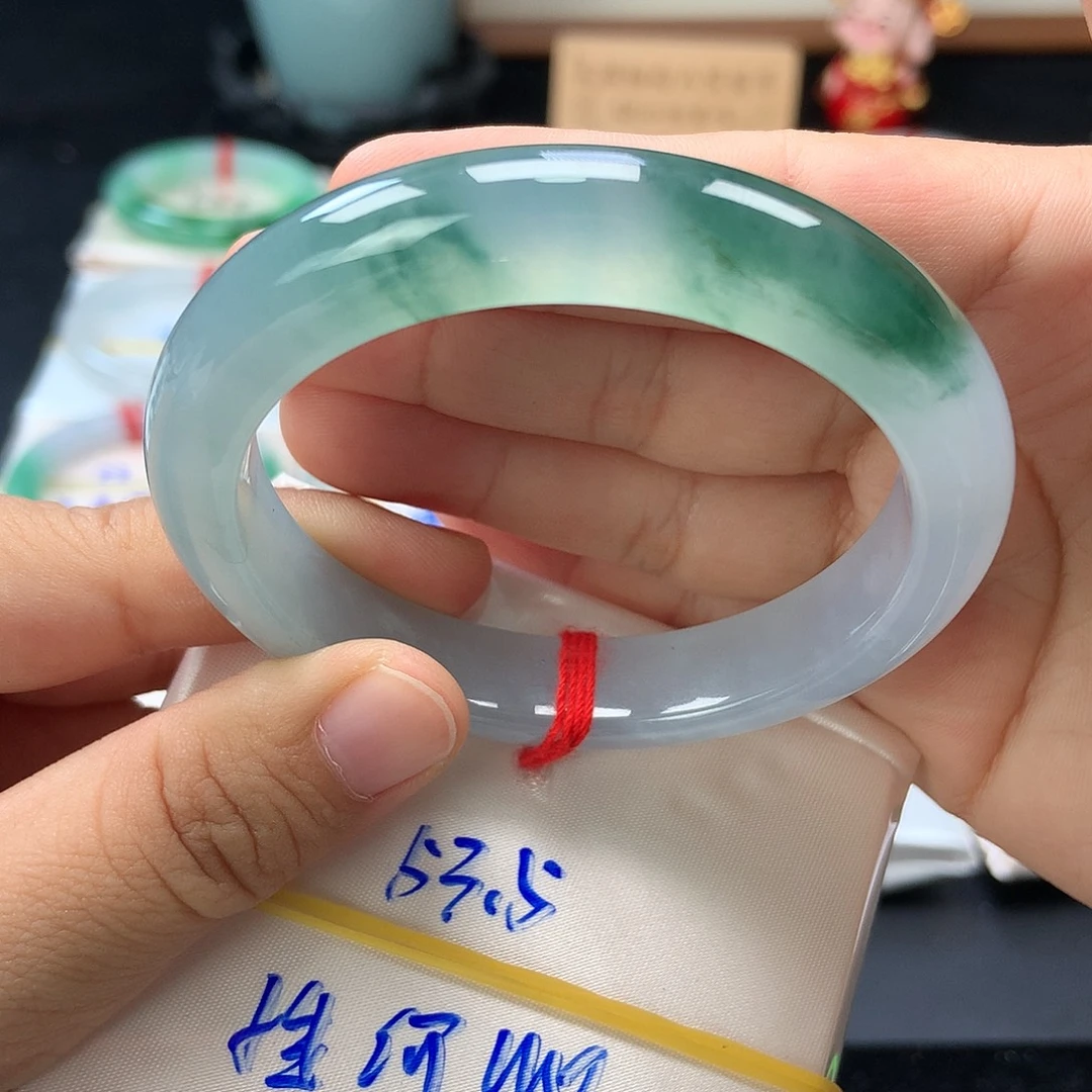 翡翠未镶嵌手镯14号