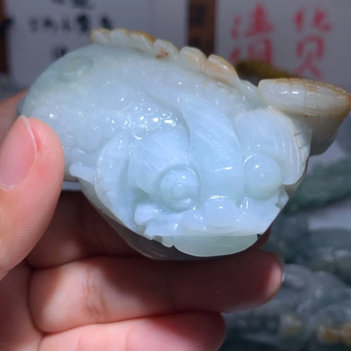 翡翠未镶嵌颈饰保真天然A货翡翠