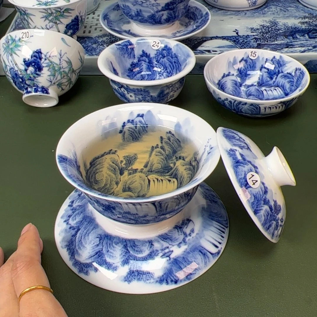 木木景德镇纯手工纯手绘茶具14