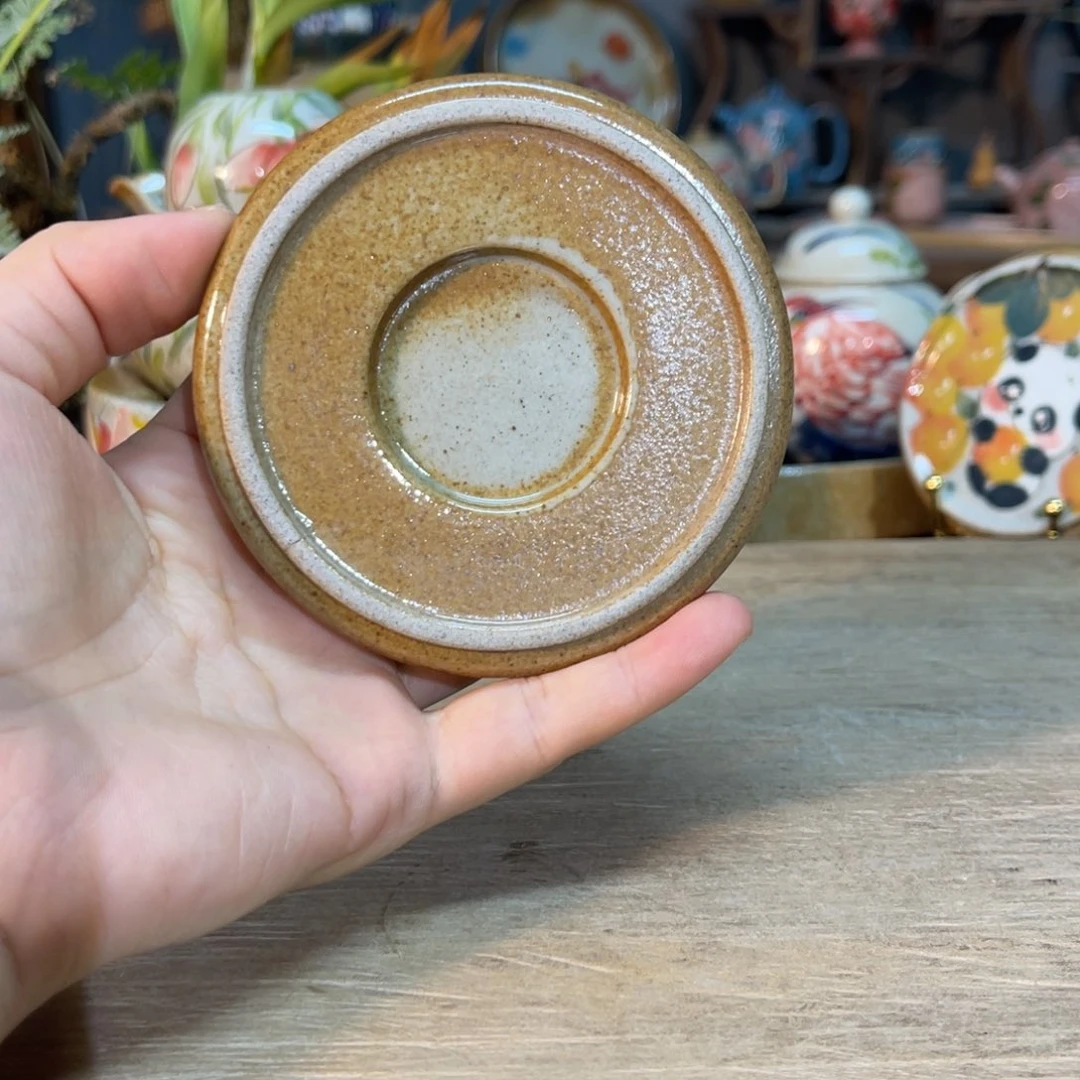 壶素浅陶瓷手工手绘