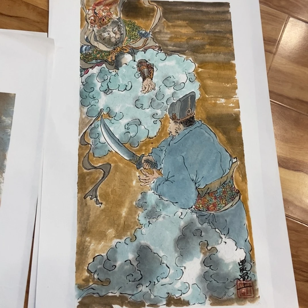 【闪购商品】国画正*墨鱼精品墨鱼精品