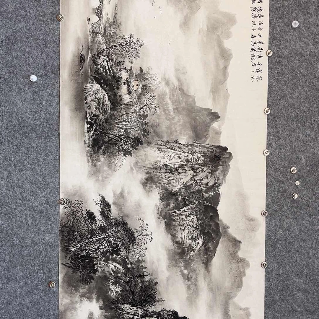 国画逍**子山水画作品欣赏