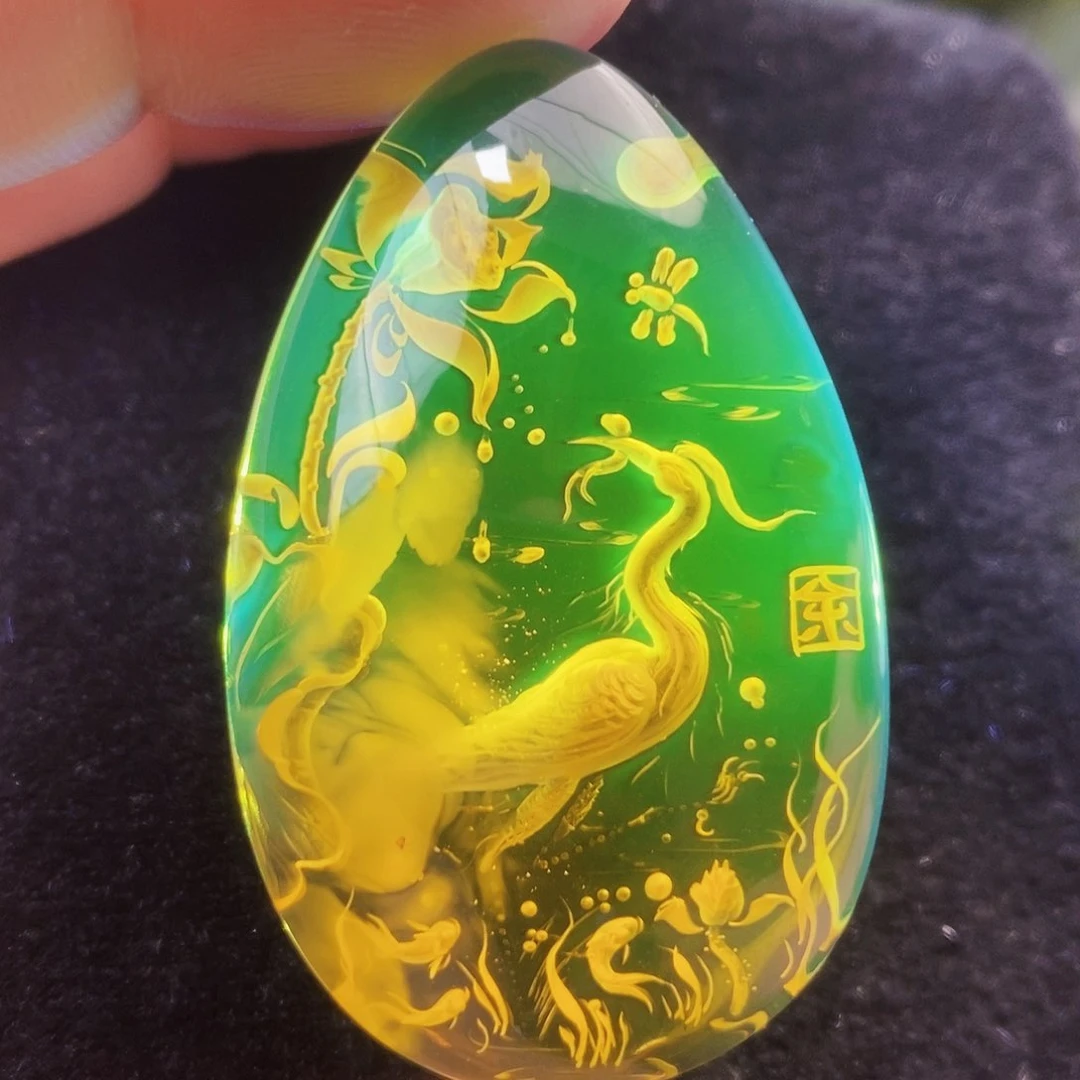 【闪购商品】金珀吊坠(不含链)未镶嵌