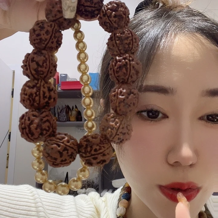 木质非金属08金珠锁骨