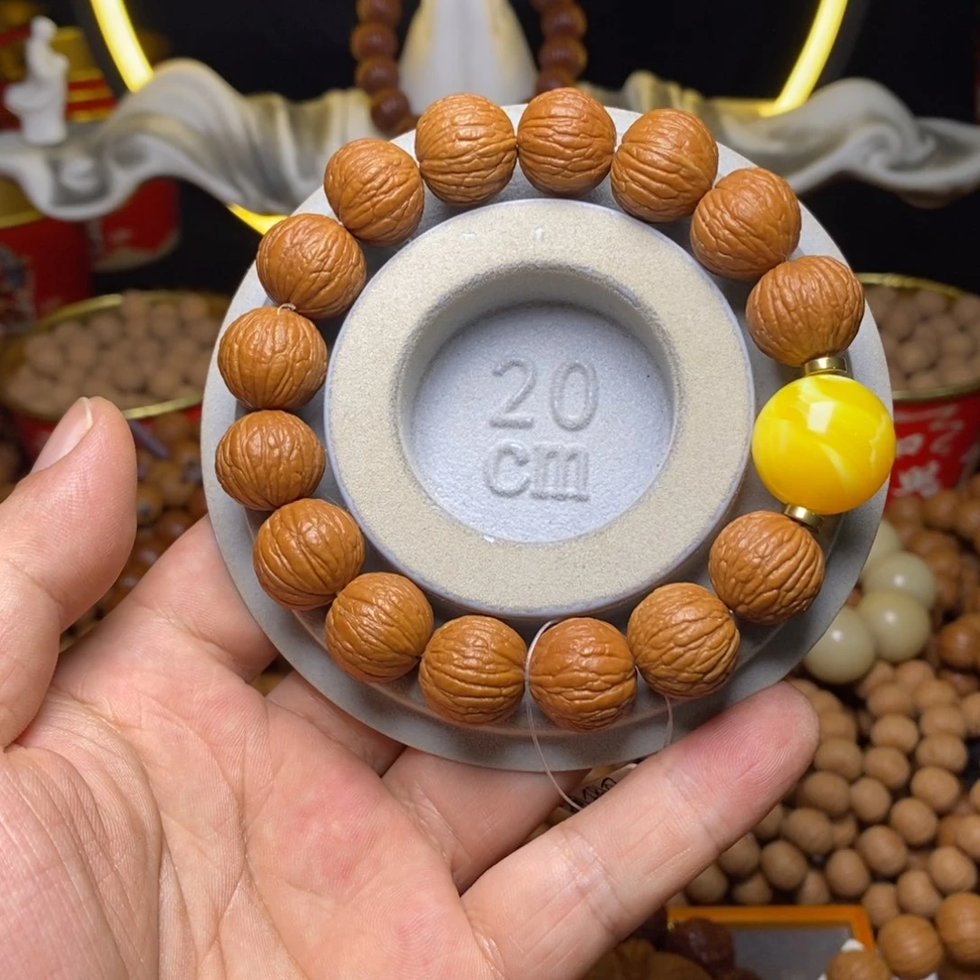 坦***n核桃手串/手链凤羽16➕