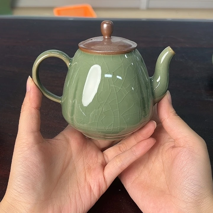 龙泉云间青瓷小米茶器