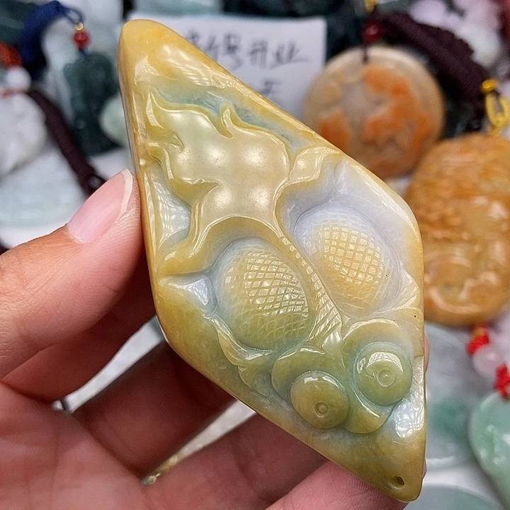 未镶嵌挂件翡翠翡翠