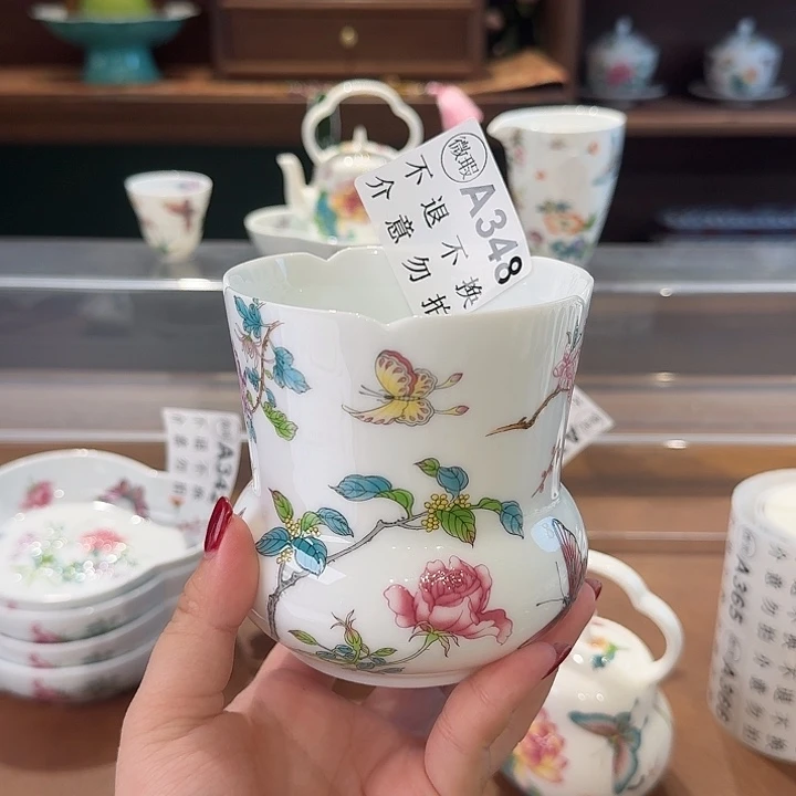 珐琅彩主人杯茶具套装