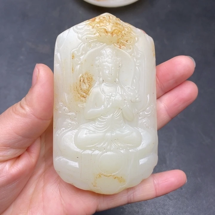 吊坠白玉菩提摆件