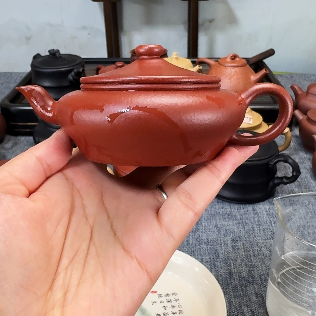 茶壶紫砂全手工紫砂壶笠帽