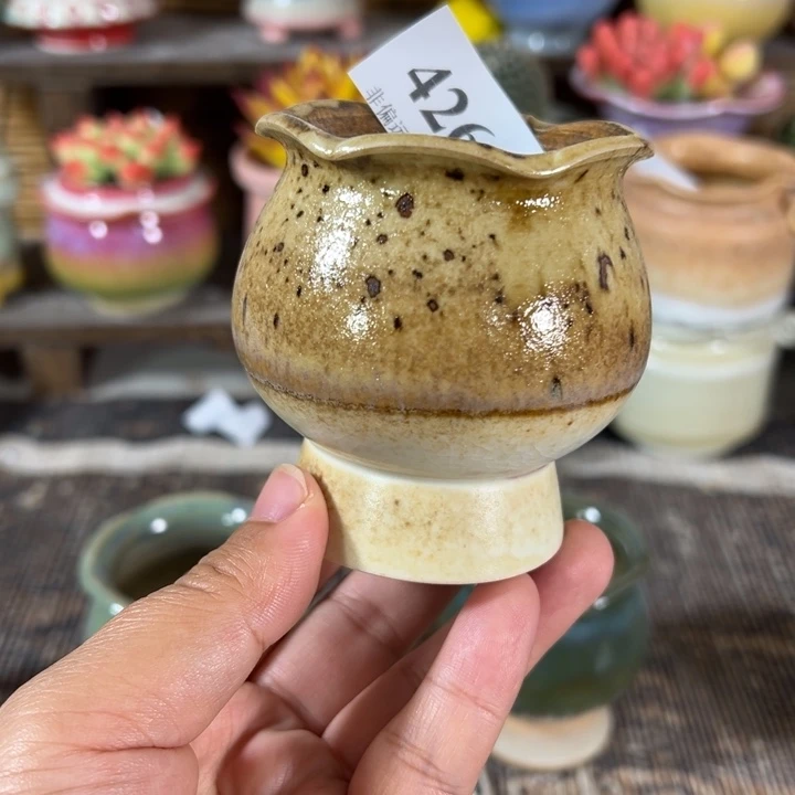 口5高7 手工花盆满30包邮